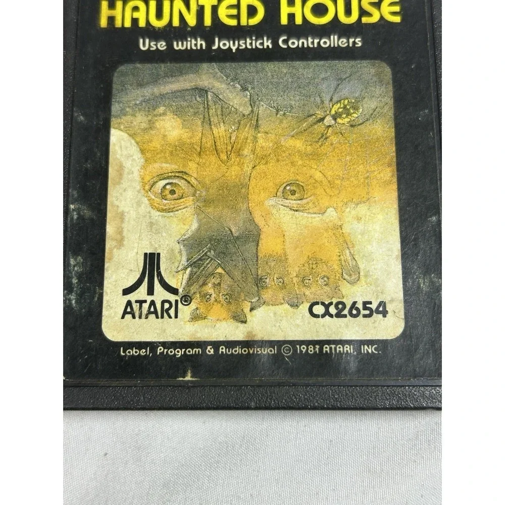 Vintage Haunted House Atari 2600 CX2654 (1981) Game Cartridge Only